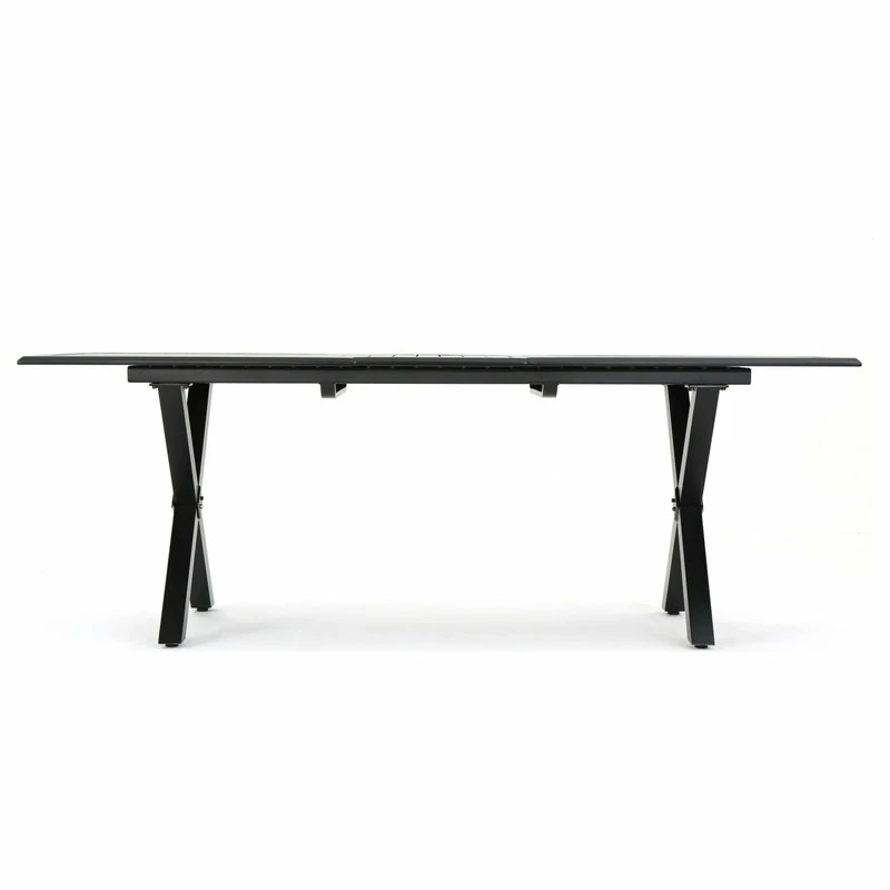 Cheapest ๐ GDFStudio GDF Studio Eowyn Black Cast Aluminum Expandable Outdoor Dining Table โญ 11 Cheapest ๐ GDFStudio GDF Studio Eowyn Black Cast Aluminum Expandable Outdoor Dining Table โญ - Image 9