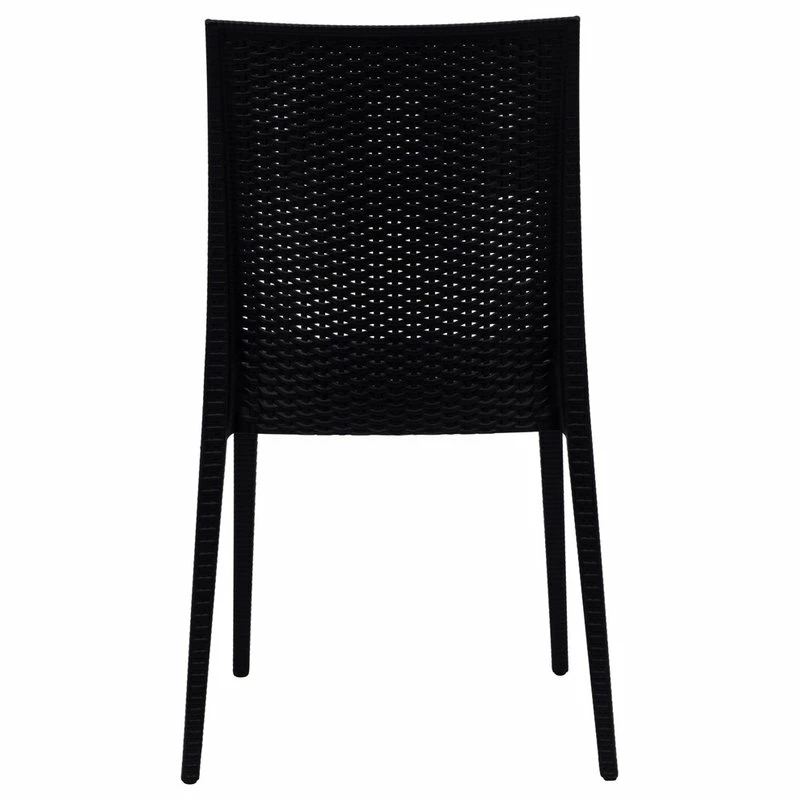 Hot Sale ๐ฅฐ Leisuremod Weave Mace Indoor Outdoor Patio Chair, Set Of 2, Black ๐ 6 Hot Sale ๐ฅฐ Leisuremod Weave Mace Indoor Outdoor Patio Chair, Set Of 2, Black ๐ - Image 4