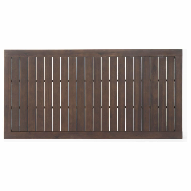 Deals ๐ฅฐ GDFStudio GDF Studio Marin Dark Brown Acacia Wood Outdoor Dining Table ๐ - Image 4
