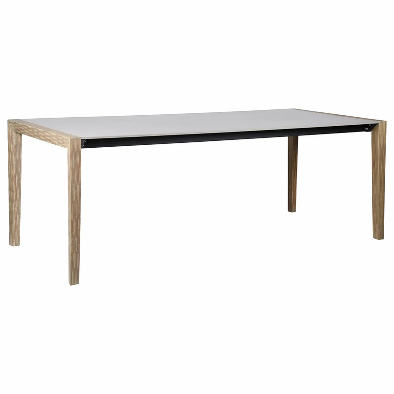Buy 💯 Armen Living Light Eucalyptus Wood And Super Stone Dining Table LCFLDIWDLT 😍