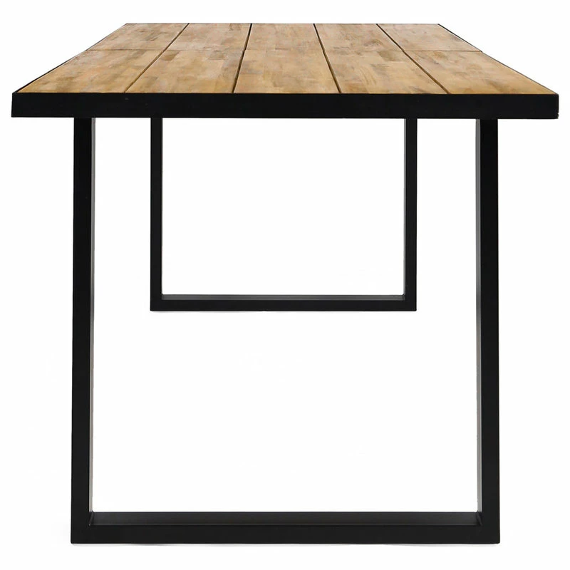 Top 10 ๐งจ GDFStudio GDF Studio Lane Outdoor 70" Acacia Wood And Iron Dining Table ๐ - Image 6