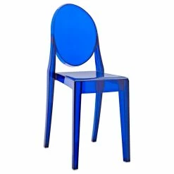 Discount ✔️ LexMod Casper Dining Side Chair, Blue 🤩