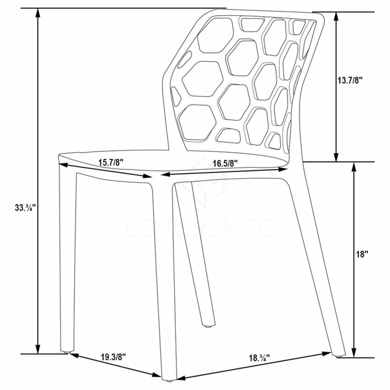 Deals ๐ LeisureMod Modern Dynamic Dining Chair Clear ๐ 8 Deals ๐ LeisureMod Modern Dynamic Dining Chair Clear ๐ - Image 6