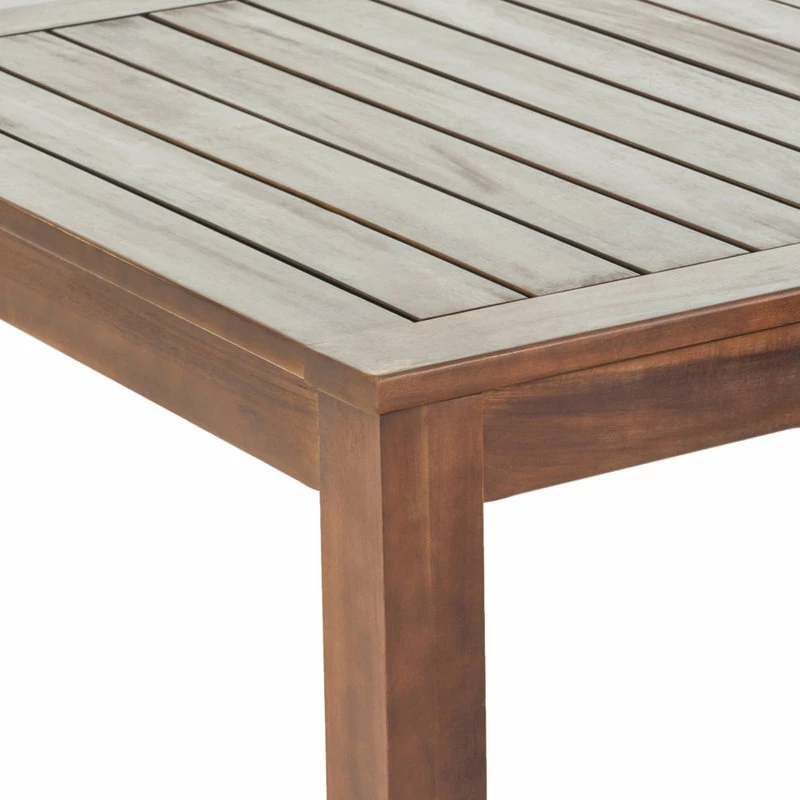 Deals ๐ฅฐ GDFStudio GDF Studio Marin Dark Brown Acacia Wood Outdoor Dining Table ๐ - Image 5