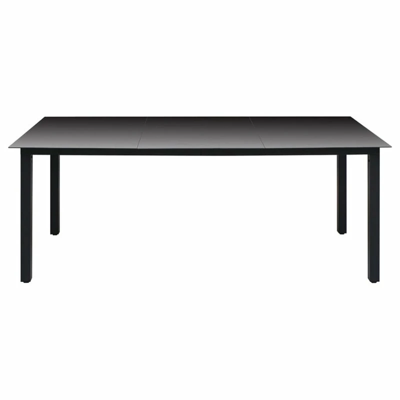 Coupon ๐ Vida XL LLC VidaXL Garden Table Black 74.8"x35.4"x29.1" Aluminium And Glass ๐ 4 Coupon ๐ Vida XL LLC VidaXL Garden Table Black 74.8"x35.4"x29.1" Aluminium And Glass ๐ - Image 2