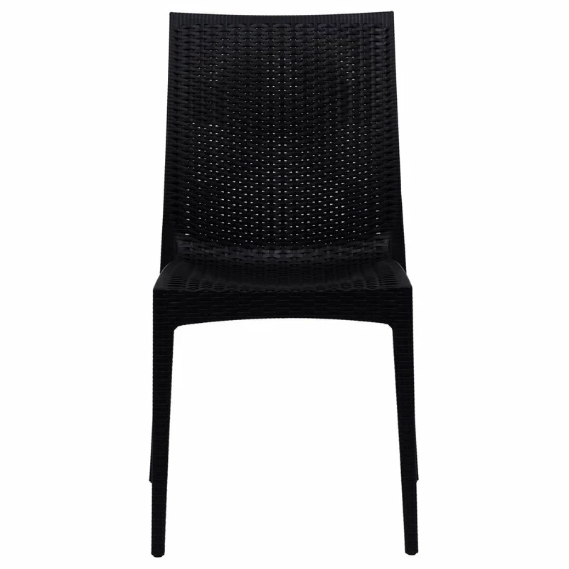 Hot Sale ๐ฅฐ Leisuremod Weave Mace Indoor Outdoor Patio Chair, Set Of 2, Black ๐ 5 Hot Sale ๐ฅฐ Leisuremod Weave Mace Indoor Outdoor Patio Chair, Set Of 2, Black ๐ - Image 3