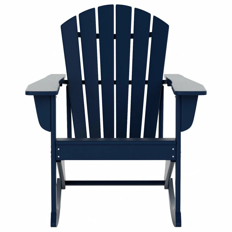 Discount ✨ WestinTrends Outdoor Rocking Poly Lumber Adirondack Chair For Patio Backyard Porch Garden, Na 🔥 - Image 3