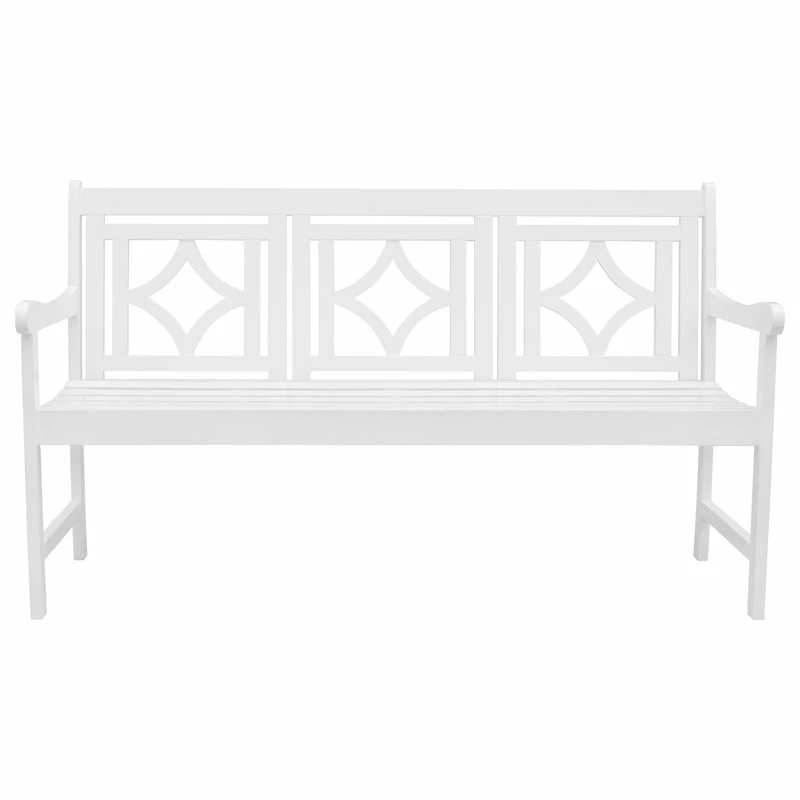 Best deal ๐ Vifah Bradley Outdoor Patio Diamond 5' Bench ๐ - Image 7