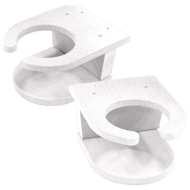 Budget ๐ Highwood Adirondack Cup Holders, Set Of 2, White ๐