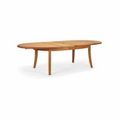 Flash Sale 🎁 Teak Deals 94" Double Extension Oval Dining Outdoor Teak Table 🧨