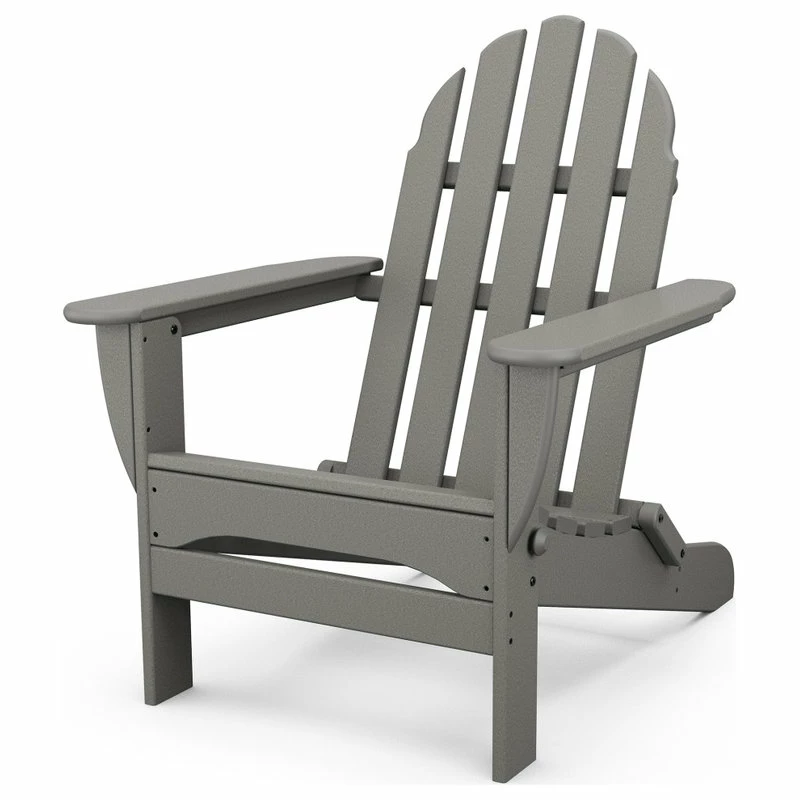Best reviews of π Polywood Classic Folding Adirondack, Slate Gray π