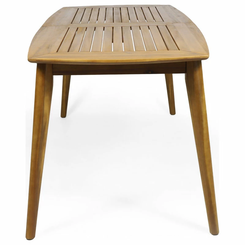 Best reviews of 🎉 GDFStudio Thaddeus Outdoor Rustic Acacia Wood Dining Table 😉 - Image 3