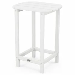 Best Sale ⭐ Polywood South Beach 26" Counter Side Table, White 🛒