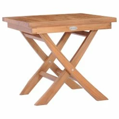 Top 10 ✨ Chic Teak Inc. Teak Wood Titanic Folding Outdoor Patio Side Table ✔️