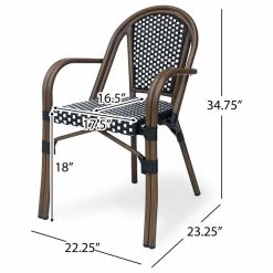 Budget ๐ GDFStudio Symonds Outdoor French Bistro Chairs (Set Of 4), Black/White/Anti Brass ๐ฅฐ 14 Budget ๐ GDFStudio Symonds Outdoor French Bistro Chairs (Set Of 4), Black/White/Anti Brass ๐ฅฐ -GDF Studio Shop 2ce168c2029878a4 2249 w800 h800 b1 p0