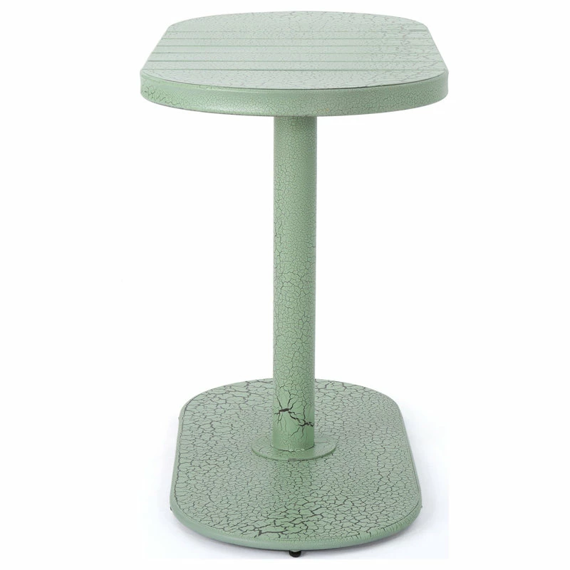 Best Sale 🌟 GDFStudio GDF Studio 3-Piece Porto Outdoor Crackle Finished Iron Bistro Set, Crackle Green 👏 - Image 8