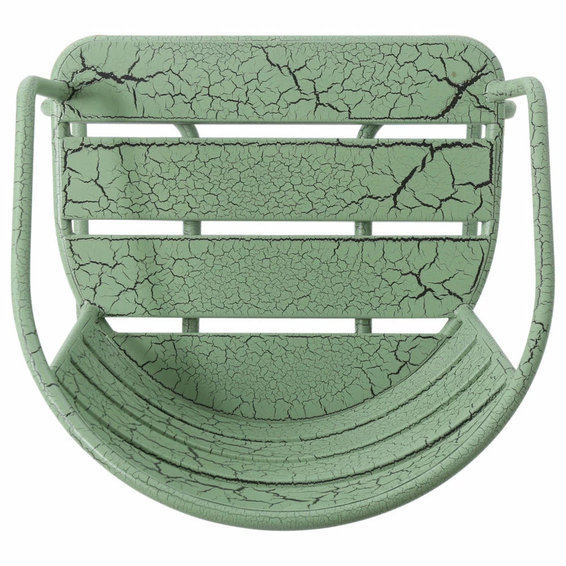 Best Sale 🌟 GDFStudio GDF Studio 3-Piece Porto Outdoor Crackle Finished Iron Bistro Set, Crackle Green 👏 - Image 15