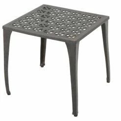 Budget 👏 GDFStudio GDF Studio Kata Outdoor 18" Bronze Finished Cast Aluminum Side Table 👍