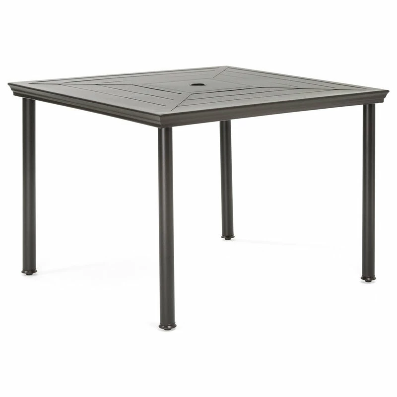 Cheapest 🤩 Hanover Montclair 5-Piece Patio Dining Set With Rockers And Square Table, Chili Red 👍 - Image 4