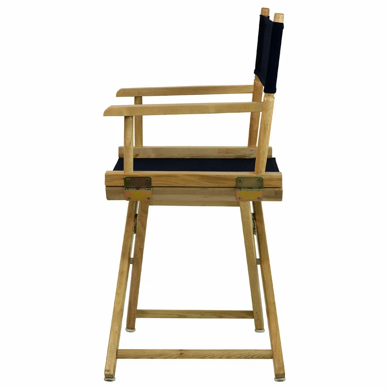 Best Pirce ๐ฅ Casual Home 18" Director's Chair With Natural Frame, Navy Blue Canvas โญ - Image 2