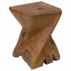 Best reviews of 😍 East At Main's Jones Brown Teakwood Stool 👏
