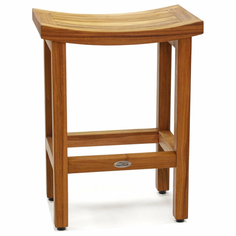 Flash Sale ๐ฅฐ AquaTeak Patented 24" Tall Sumba™ Teak Counter Stool ๐