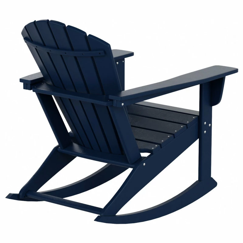Discount ✨ WestinTrends Outdoor Rocking Poly Lumber Adirondack Chair For Patio Backyard Porch Garden, Na 🔥 - Image 5