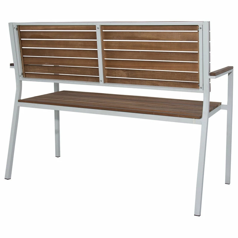 Best deal ๐ Carolina Classics Braylee Metal And Wood Garden Bench, Oil ๐ฅฐ - Image 2