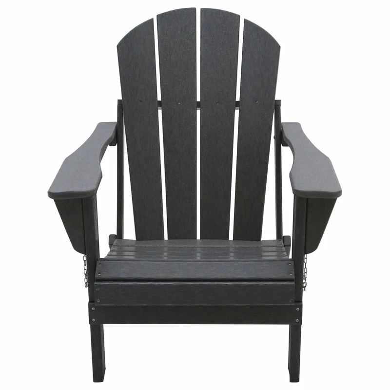 New ๐ Westin Trends-Outdoor Folding Poly Adirondack Chair (Set Of 2), Gray ๐ - Image 3