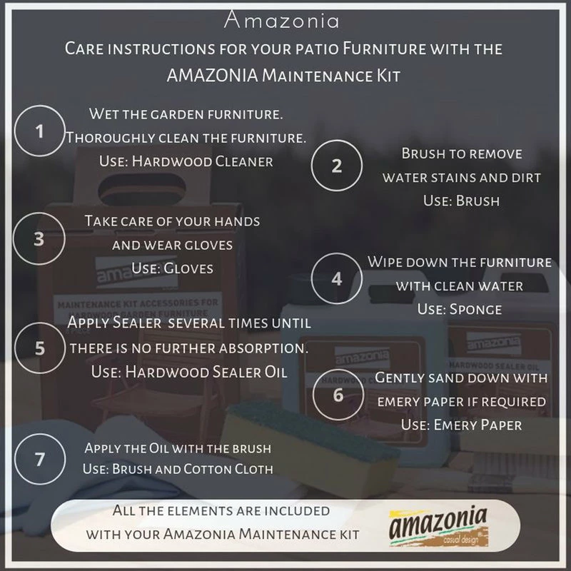 Cheapest 👏 Amazonia Palau Round Teak Finish Patio Dining Table 🎉 - Image 10