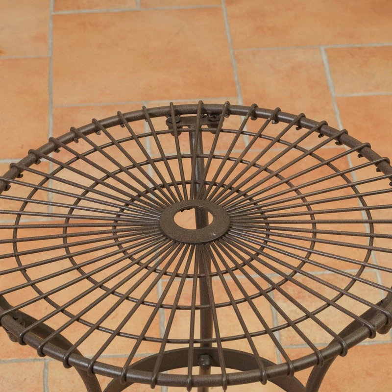 Best reviews of 🤩 Gerson Company 3-Pc Antique Bronze Metal Bistro Set ⭐ - Image 2