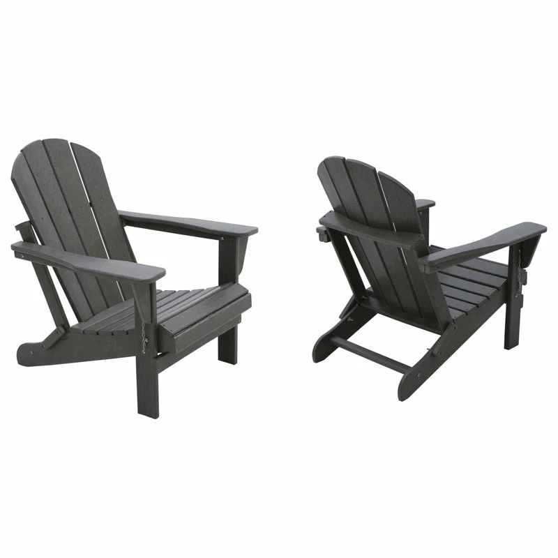 New ๐ Westin Trends-Outdoor Folding Poly Adirondack Chair (Set Of 2), Gray ๐