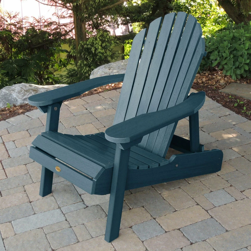 Wholesale ⭐ Highwood Hamilton Folding And Reclining Adirondack Chair, Nantucket Blue ✨ - Image 3