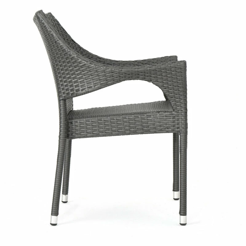 Cheap โจ GDFStudio GDF Studio Alameda Outdoor Gray Wicker Chairs, Set Of 2 ๐ - Image 8