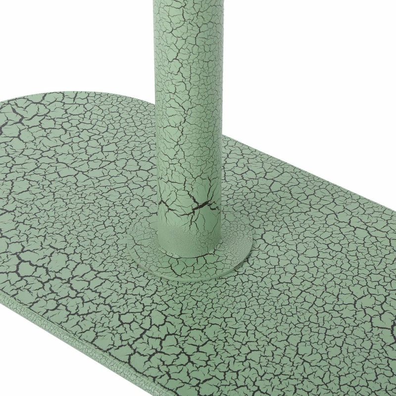 Best Sale 🌟 GDFStudio GDF Studio 3-Piece Porto Outdoor Crackle Finished Iron Bistro Set, Crackle Green 👏 - Image 6