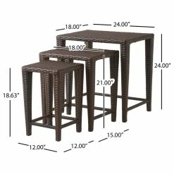 New ๐งจ GDFStudio GDF Studio 3-Piece Mayall Nested Outdoor Tables Set, Multibrown ๐งจ 16 New ๐งจ GDFStudio GDF Studio 3-Piece Mayall Nested Outdoor Tables Set, Multibrown ๐งจ -GDF Studio Shop 600191a902152760 5644 w800 h800 b1 p0