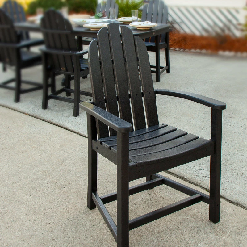 Buy 🎁 POLYWOOD Classic Adirondack Dining Chair, Lemon 🎉 - Image 4