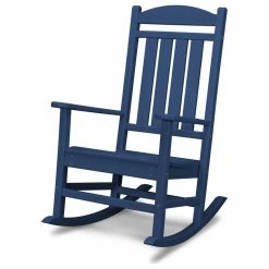 Coupon ✔️ POLYWOOD Presidential Rocking Chair, Navy ❤️