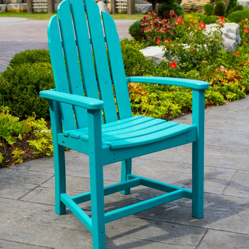 Buy 🎁 POLYWOOD Classic Adirondack Dining Chair, Lemon 🎉 - Image 3