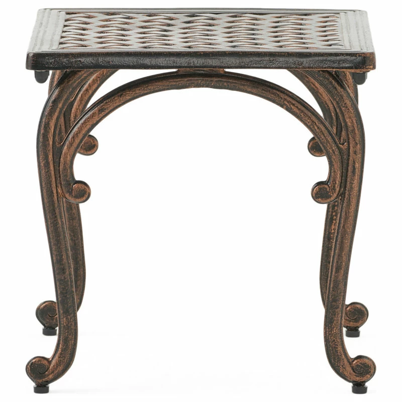 Brand new โจ GDFStudio GDF Studio Hyde Outdoor Cast Aluminium Accent Tables, Set Of 2 ๐ - Image 4