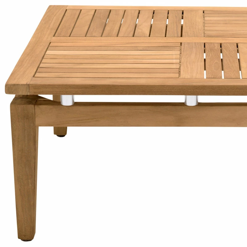 Hot Sale 🌟 Armen Living Arno Outdoor Square Teak Wood Coffee Table 🎉 6 Hot Sale 🌟 Armen Living Arno Outdoor Square Teak Wood Coffee Table 🎉 - Image 4