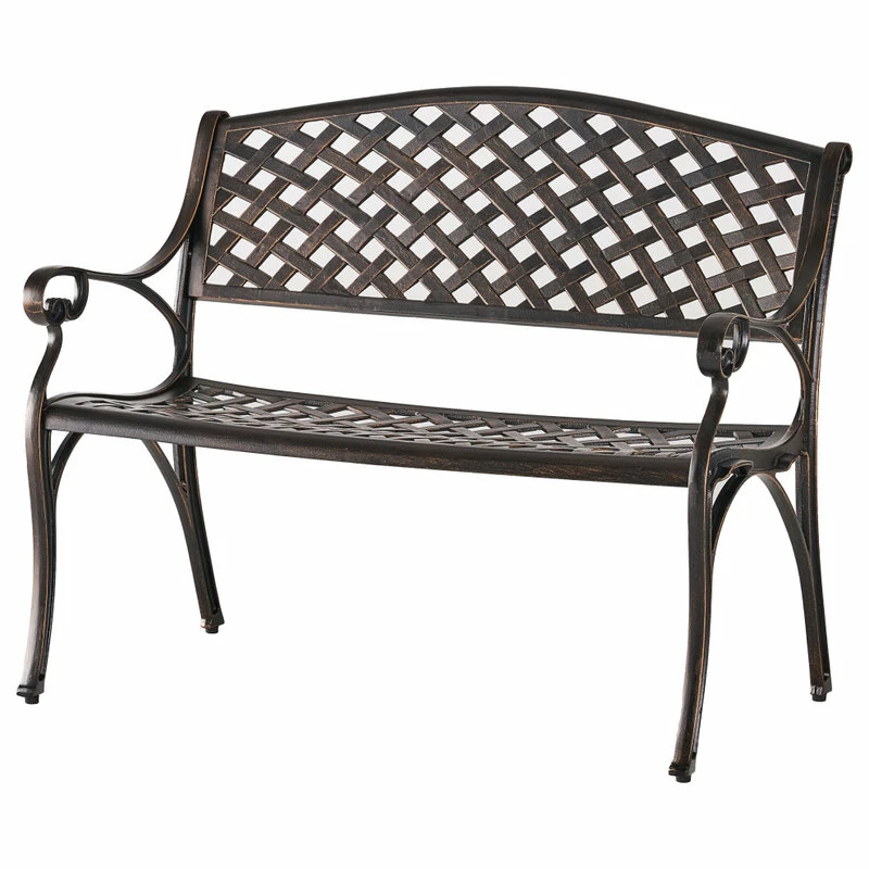 Cheap ๐ GDFStudio GDF Studio Eastwood Antique Copper Cast Aluminum Garden Bench ๐