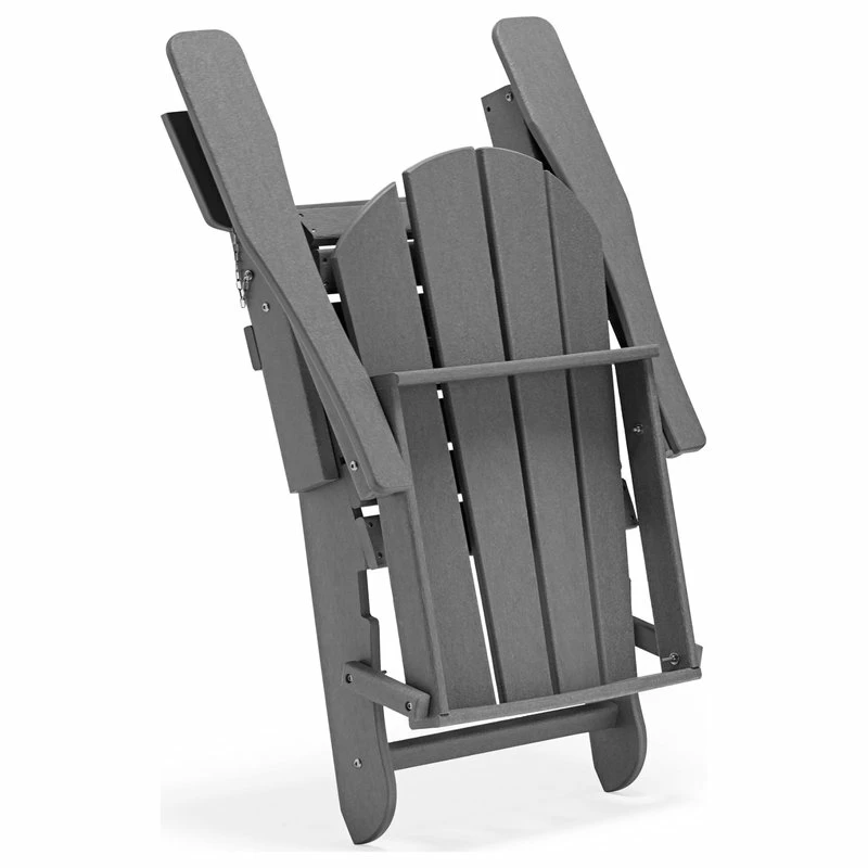 Discount ⌛ Westin Trends WestinTrends 4PCS Outdoor Patio Furniture Folding Adirondack Chairs, Gray 🌟 - Image 10