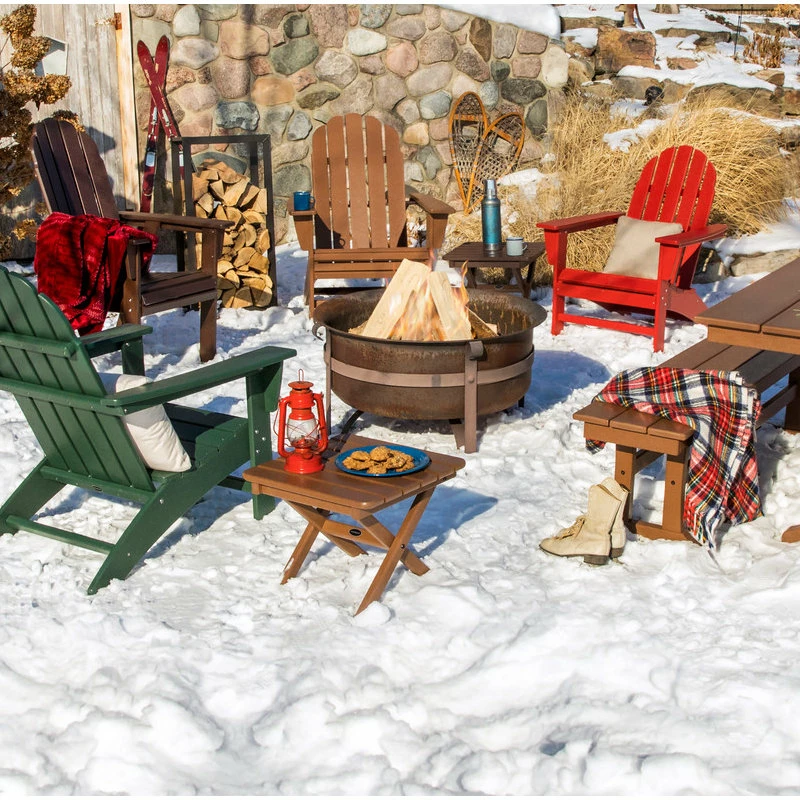 Brand new 🥰 POLYWOOD Vineyard Adirondack Chair, Tangerine ⭐ - Image 3