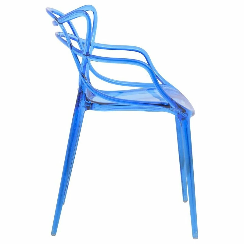Best reviews of π₯° LeisureMod Milan Modern Wire Design Chair, Blue, MW17TBU π - Image 3