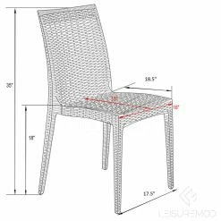 Hot Sale ๐ฅฐ Leisuremod Weave Mace Indoor Outdoor Patio Chair, Set Of 2, Black ๐ 15 Hot Sale ๐ฅฐ Leisuremod Weave Mace Indoor Outdoor Patio Chair, Set Of 2, Black ๐ -GDF Studio Shop 794151be0238b6ce 1258 w800 h800 b1 p0