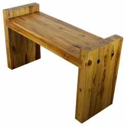 Best Sale ✨ Kammika Import Export Co., Ltd (Thailand) Haussmann Teak Block Bench 36 X 12.5 X 20.5 Inch High KD Oak Oil 🎉