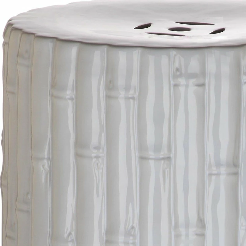 Brand new โ Safavieh Bamboo Garden Stool, White ๐ฏ - Image 2