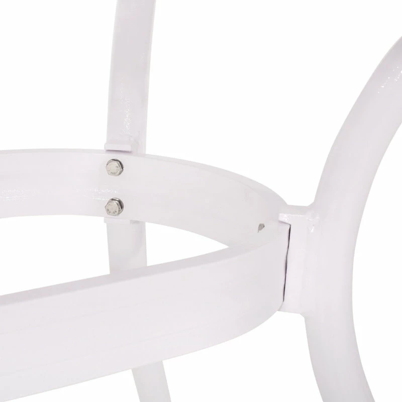 Brand new 😍 GDFStudio Veronica Traditional Outdoor Aluminum Rectangular Dining Table, White 🌟 - Image 8