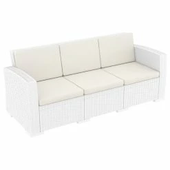 Discount 🎁 Compamia Monaco Patio Sofa, White 🔔